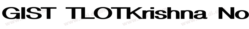 GIST TLOTKrishna Nor字体转换